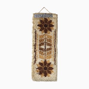 Tapis Mural Scandinave Vintage en Laine avec Cintre en Métal