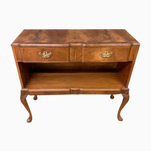 Meuble d'Appoint en Loupe de Noyer, 1910s