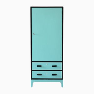 Vintage Kleiderschrank aus Holz, 1960er