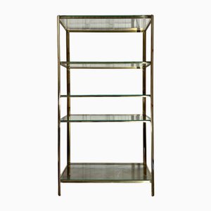 Mid-Century Bronze Shelf by Quinet, 1960s