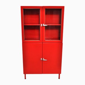 Vintage Medical Cabinet in Iron and Glass, 1970s