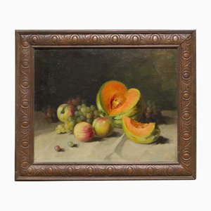 Baron Deslandes, Nature Morte, 19ème Siècle, Huile sur Toile