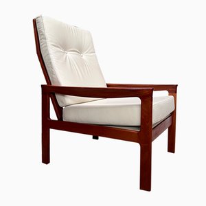 Fauteuil à Dossier Haut en Teck par Arne Wahl Iversen pour Komfort, Danemark, 1960s