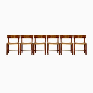 Chaises de Salle à Manger Vintage en Pin par Rainer Daumiller, Danemark, Set de 6