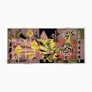 Wool Oiseau de Feu Tapestry by Michèle Van Hout Le Beau for Atelier d'Art Contemporain La Lice, France, 1960s