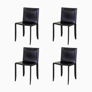 Lederstühle von Cattelan Italia, 1990er, 4 . Set