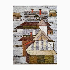 Wool Tapestry by Hanna Czajkowska for Cepelia, 1970s