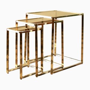 Regency Nesting Tables, Italy, 1970s, Set of 3