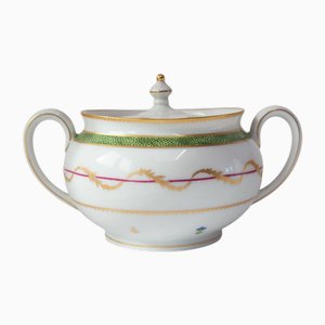 Sugar Box Vieux Paris Vert Series Haviland Limoges, 2000s