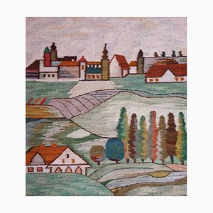 Handwoven Tapestry by Piotr Grabowski, Poland, 1970s