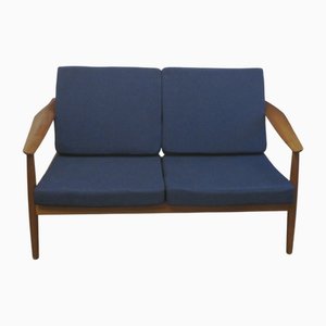 Teak Fd 164 2-Seater Sofa by Arne Vodder for France and Son, 1960s