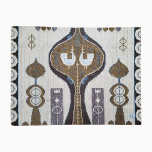 Tapisserie Tissée à la Main en Laine par Eva Nemeth, Hongrie, 1960s