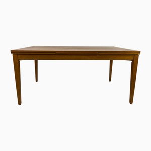 German Mechanical System Teak Coffee Table by R. Hörnlein, 1960s