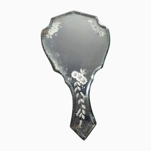 Venetian Hand Mirror, Italy, 1940s