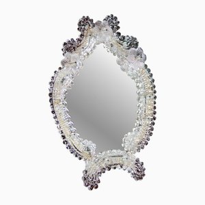 Vintage Murano Glass Mirror, Italy, 1970s