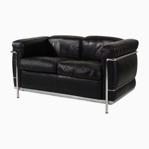 Lc2 Sofa by Perriand & Le Corbusier for Cassina
