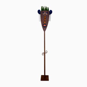 Fantasy Head on Stand from Borowski Glass, Poland, 1990s