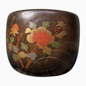Vintage Japanese Maki-E Hibachi Fire Pot, 1950s