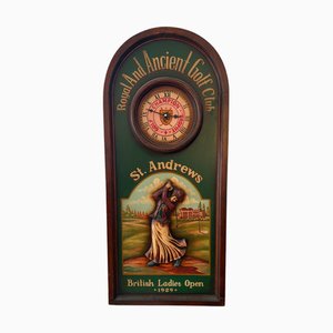 British Ladies' Open Royal Golf Club of St. Andrews Wall Clock, 1929