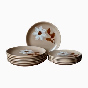 Piatti in arenaria Moulin Les Loups, set di 12