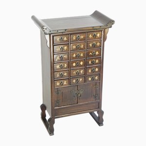 Asiatische Vintage Apotheker Kommode aus Holz
