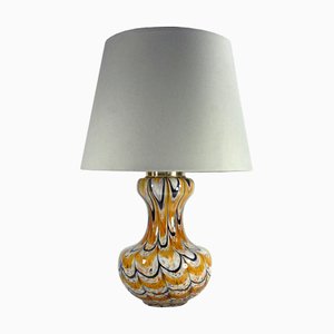 Lampada da tavolo grande in vetro di Murano, Italia, anni '70