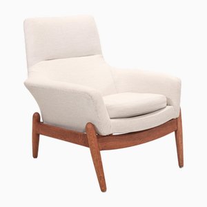 Poltrona PD30 in quercia di Ib Kofod Larsen per Bovenkamp, anni '60