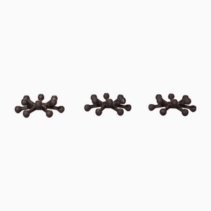 Vintage Cast Iron Spider Candlesticks by Jens H. Quistgaard, 1960s, Set of 3
