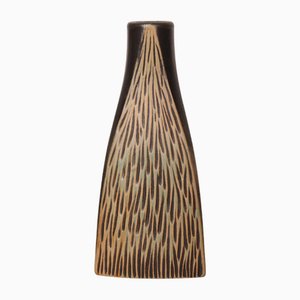 Grüne Hedehus Keramikvase von Ivar Jensen, 1960er