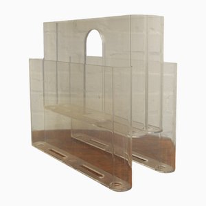 Portariviste trasparente di Giotto Stoppino per Kartell, anni '90