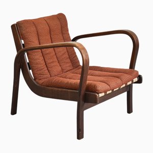Mid-Century Modern Halabala Style Lounge Chair, 1940s