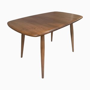 Mid-Century Couchtisch aus Ulmenholz von Ercol