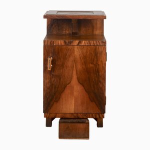 Vintage Deco Bedside Table in Fur