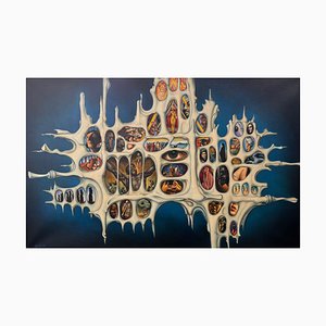 Jean-Pierre Burquier, Childhood Memories, Oil on Canvas