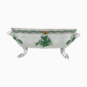 Bouquet Apponyi Green Fruit Bowl from Herend, 1960s