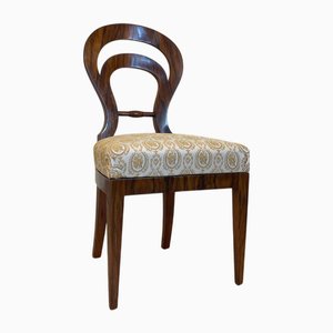 Sedia Biedermeier in noce