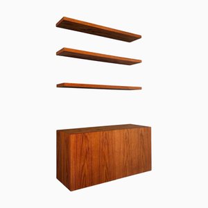 Vintage Teak Wall Unit, 1960s