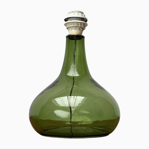 Dänische Mid-Century Glas Tischlampe von Holmegaard, 1960er