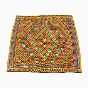 Vintage Turkish Handmade Wool Kilim Area Rug