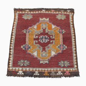 Vintage Turkish Handmade Wool Kilim Area Rug