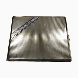 Silbernes Art Deco Zigarettenetui, 1920er