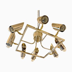 Space Age Multi Lights Ceiling Lamp in the style of Stilnovo, Italy, 1970s