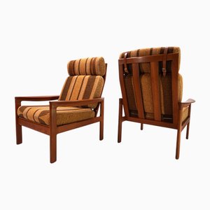 Set of Comfort Teak Chairs by Arne Wahl Iversen, 1960