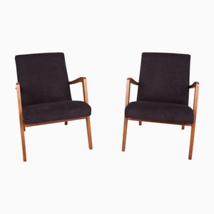 Poltrone tipo 300-138 in faggio di Bystrzyckie Furniture Factory, anni '60, set di 2