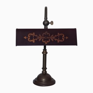 Brass Banker's Desk Lamp, 1960s