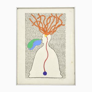 Peter Schmidt, Flowing in the Right Direction, 1971, Lithograph, Framed