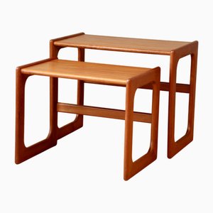 Teak Nesting Tables from Salin Nyborg, 1960s, Set of 2