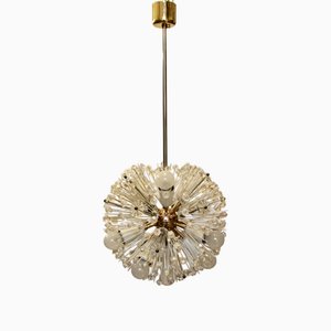 Bicolor Snowball Ceiling Lamp by Emil Stejnar for Rupert Nikoll, 1950s