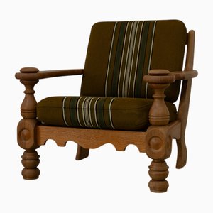 Mid-Century Modern Danish Oak Armchair in the style of Kjærnulf, 1960s
