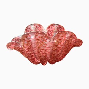 Goldgefleckte Schale von Ercole Barovier für Barovier & Toso, 1960er